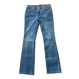 Levi's 518 Superlow Stretch Boot Cut Womens Medium Wash 5484 Denim Jeans 5 JR M